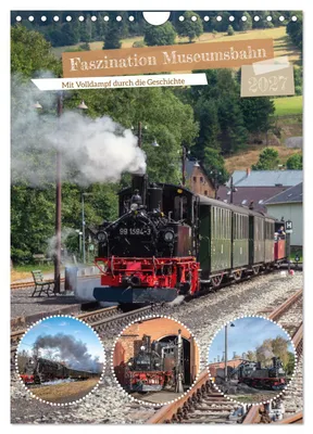 Produktbild von Faszination Museumsbahn (Wandkalender 2027 DIN A4 hoch), CALVENDO Monatskalender