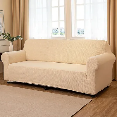Productafbeelding van Solidchoice - Jacquard Elastische Sofa Cover voor 2-zits Sofa