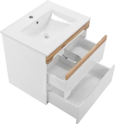 Zdjęcie produktu dla Umywalka Szafka podumywalkowa Umywalka ceramiczna Umywalki łazienkowe 60 cm