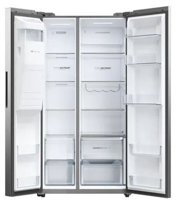 Produktbild von Side by Side Edelstahl 601 L SBS SERIES 5 XXL Ice Maker Haier HSW59F18EIMM