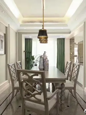 Immagine prodotto di Gruppo da pranzo Gruppo di sedie Nuovo Tavolo 6 Sedie di design 7 pezzi Tavoli di legno per la sala da pranzo