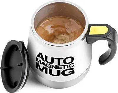 Produktbild von Selbst rührende Becher Elektrische automatische Kaffee -Mischgeschenk (weiß)