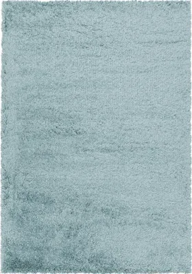 Immagine prodotto di Tappeto per soggiorno a pelo lungo, blu, 200x290 cm, rettangolare, tinta unita - in poliestere