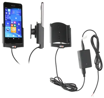 Produktbild von Brodit Gerätehalter 513873 mit Ladefunktion - für Smartphones - Microsoft Lumia 650