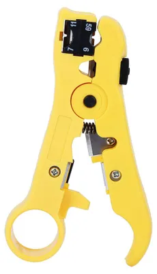 Image de HT-352 Pince à dénuder, 120 mm, 4,7 pouces, outil multifonctionnel pour dénuder les câbles coaxiaux