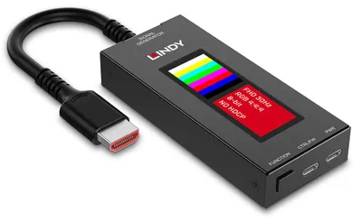 Imagen del producto de Generador de señales HDMI 8K30, generador de señales, color , metal, con botones, compatibilidad 4:4:4, pantalla LCD