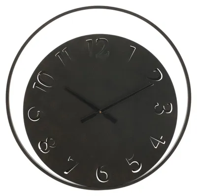 Imagen del producto de Reloj de pared metálico, diámetro 60 cm