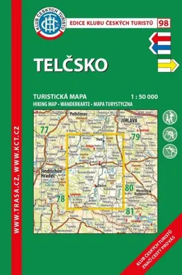 Obrázek produktu pro KČT 98 Telčsko 1:50 000 / 6.vydání 2021
