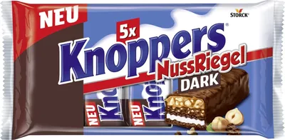 Produktbild von Knoppers® Dark Nussriegel 5 St.
