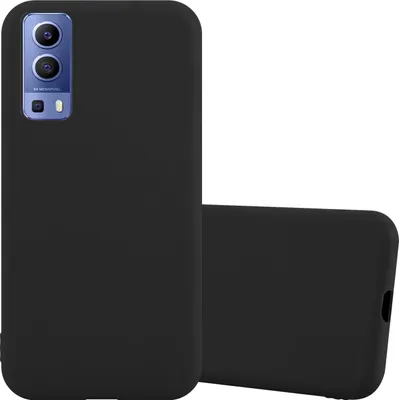 Obrázek produktu pro Cadorabo Case for Vivo Y52 5G / Y72 5G Protective Cover in Black Pouzdro na mobilní telefon TPU Silicone Case Cover