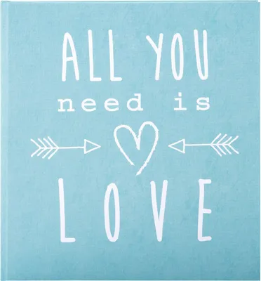 Produktbild von Goldbuch Hochzeitsbuch „All you need is love“, türkis, 23 x 25 cm, 44 Seiten