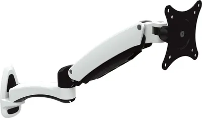 Image de JENIMAGE FD130WM Support mural ergonomique - 1 écran Inclinaison -90 à +85 degrés Rotation 180 degrés Pivotement 360 degrés pour 15 à 27 pouces