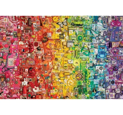 Produktbild von COBBLE HILL Regenbogen Puzzle 1000 Teile