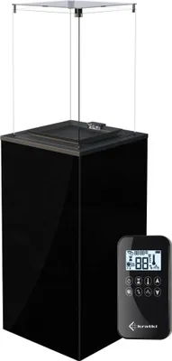 Obrázek produktu pro Ohřívač plynový volně stojící PATIO MINI sklo/černý - automatika ovládač
