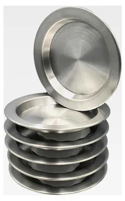 Produktbild von Künefe Teller aus Aluminium rund ca. 17 cm