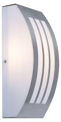 Produktbild von RGB LED Wandleuchte, Edelstahl, Kunststoff weiß, B 25 cm
