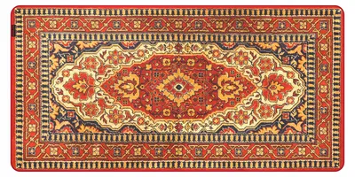 Produktbild von KRUX Mauspad für Maus Space Carpet max.., Carpet-Design, 1200x600mm, umkettelte Ränder