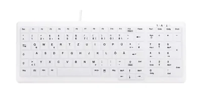 Zdjęcie produktu dla Contour Design Active Key AK-C7000, Przewodowa, USB, Przełącznik nożycowy, QWERTZ, LED, Biały