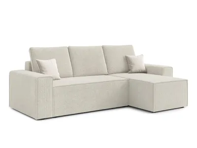 Produktbild von AX LIVING Ecksofa Cord Talaton 246 cm in Beige – Komfort & Funktionalität