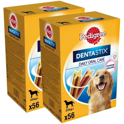 Produktbild von Pedigree Denta Stix, Adult, Labrador Retriever, Groß (26-44 kg), Rind, Huhn, 2,16 kg