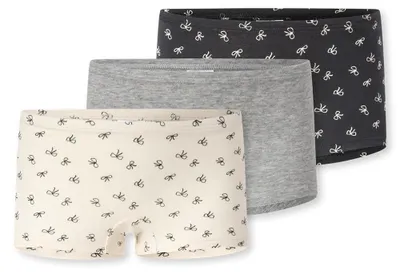 Produktbild von Schiesser Mädchen 3 Pack Shorts hohe Passform - 95/5 - Größe 92 bis 140