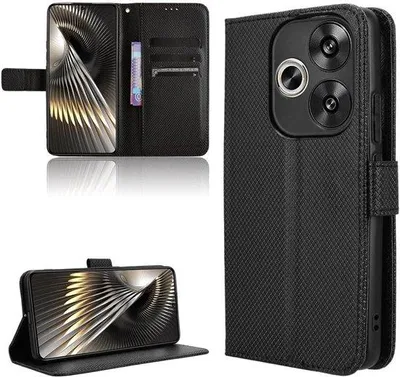 Produktbild von Kohlenstofffasersmartphone-Tasche mit magnetischem Verschluss - Schwarz