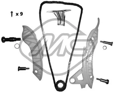 Produktbild von Metalcaucho 06179 Steuerkettensatz Steuerkette für BMW 1 Schrägheck (F20) 3 Touring (F31) 3 Limousine (F30, F80) für MINI Schrägheck (R56)
