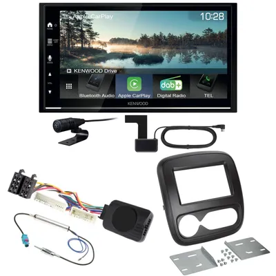 Produktbild von Kenwood DMX7722DABS Android Auto CarPlay Bluetooth Einbauset für Fiat Talento