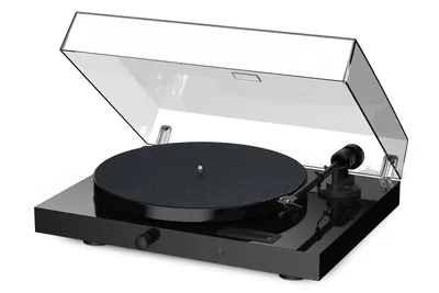 Produktbild von Pro-Ject Juke Box E1, Audio-Plattenspieler mit Riemenantrieb, Halbautomatisch, Schwarz, ABS Synthetik, 33,45 RPM, 33,45 RPM