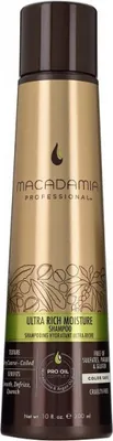 Obrázek produktu pro Macadamia Ultra Rich Moisture, 300 ml, Šampon, Profesionální, Ženy, Hydratující, Posilující, Láhev