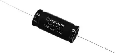 Produktbild von MONACOR LSC-2200NP Bipolare Elektrolytkondensatoren 1,5-220 µF