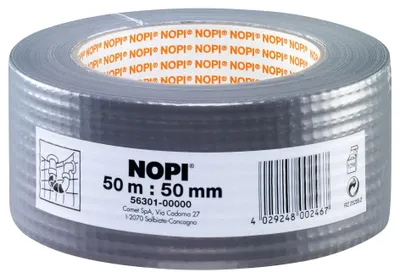 Zdjęcie produktu dla NOPI 56301-00000-04 NOPI Gewebeband silber 50,0 mm x 50,0 m 1 Rolle
