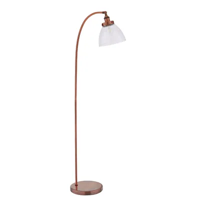Image de Lampadaire Hansen | 1 ampoule | 40 W E27 | Métal/verre