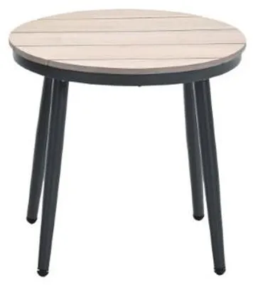 Produktbild von Garden Impressions Margriet Beistelltisch Ø50 cm- carbon black/light teak Vironwood