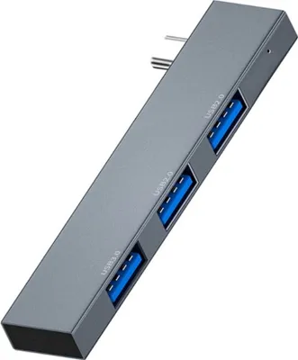 Produktbild von K20 USB-C Hub 3-Port 3-in-1 – Typ-C auf USB 3.0 + USB 2.0 Adapter für Laptop, Notebook & Computer