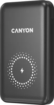 Zdjęcie produktu dla Canyon PB-1001, 10000 mAh, litowo-polimerowy (LiPo), Quick Charge 3+, bezprzewodowe ładowanie, czarny