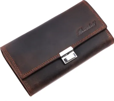 Produktbild von Benthill Kellner Geldbörse Echt-Leder - Kellnerportemonnaie mit RFID Schutz - XXL Robuste Leder Kellnerbörse - Profi Kellner-Geldbeutel
