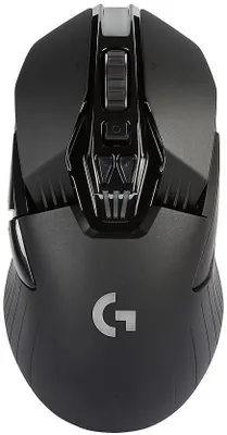 Produktbild von Logitech G900 Chaos Spectrum Wireless Gaming Maus, Kabellose 2.4GHz Verbindung mit USB-Empfänger, 12000 DPI Sensor, RGB-Beleuchtung, 6 Programmierbare Tasten, PC/Mac - Schwarz, Englische Verpackung