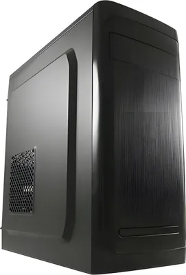 Image de LC Power Classic 7034B - Midi Tower - ATX - ohne Netzteil - Schwarz, Gebürstetes Aluminium / Schwarz - USB/Audio (LC-7034B-ON)