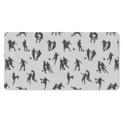 Produktbild von MuchoWow® Schreibtischunterlage Sport - Fußball - Muster 80x40 cm - XXL Mauspad - Gaming Mauspad