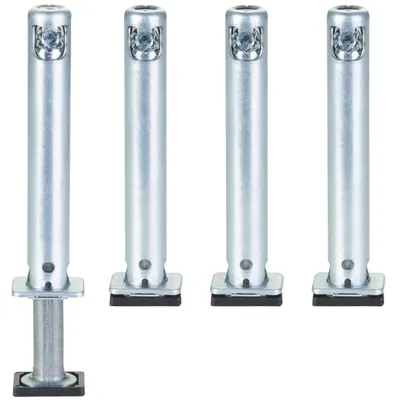 Produktbild von SOTECH Sockel-Höhenversteller Ø 12 mm Höhe 70 mm – zum Einbohren (4 Stück)