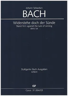 Immagine prodotto di Widerstehe doch der Sünde (Klavierauszug)