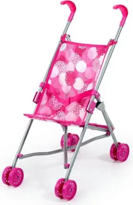 Produktbild von Bayer Design 30541AA Puppenbuggy, Puppenwagen mit integrierten Sicherheitsgurt, leicht faltbar, klappbar