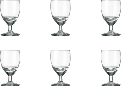 Produktbild von 6 x Schnapsglas, Stamperl, Glas, transparent, 6cl