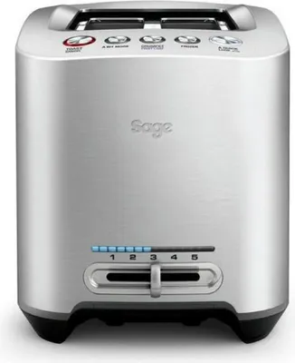 Produktbild von Sage Appliances the Smart Toast - 2 Scheibe(n) - Silber - Edelstahl - Berührung - 180 mm - 280 mm