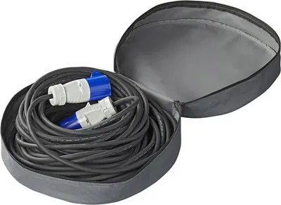 Produktbild von Set CEE Neopren Verlängerungskabel 20 Meter 1,5mm + Kabel Aufbewahrungstasche
