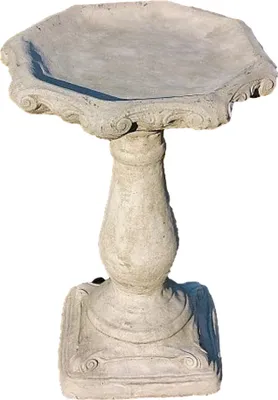 Produktbild von Schöne Tränke Klassisch aus Steinguss perfekt für den Garten die Terrasse oder den Vorgarten ist Frostfest Witterungsbeständig und Neu 69cm H, SU-301