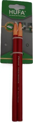 Produktbild von Hufa 2er Pack Spezial Graphitstift Fliesen Glasschreiber rot