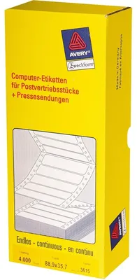 Zdjęcie produktu dla Avery - Normalpapier - weiß - 216 x 297 mm - 500 Blatt (3615)