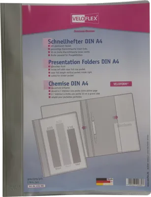 Produktbild von Schnellhefter VELOFORM® A4 grau